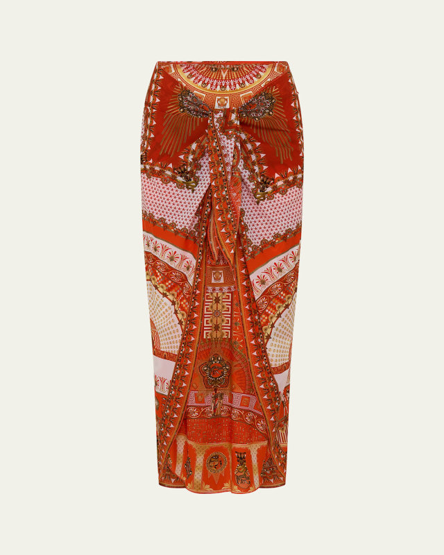 The Obelisk Gate Layered Long Sarong Coverup